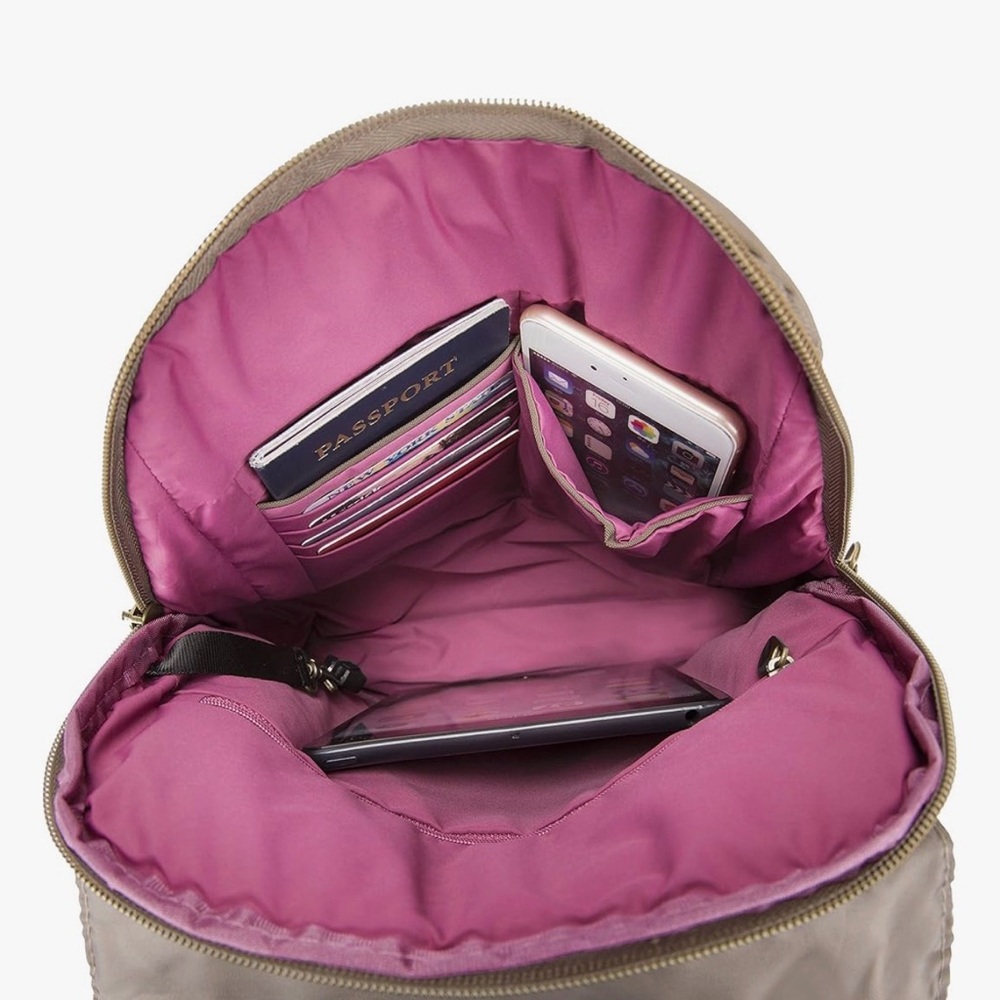 Travelon Anti-Theft Signature Slim Backpack - Picture 2 of 9